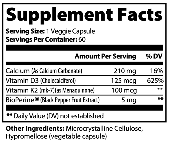 Vital™ — Daily D3 + K2 Complex