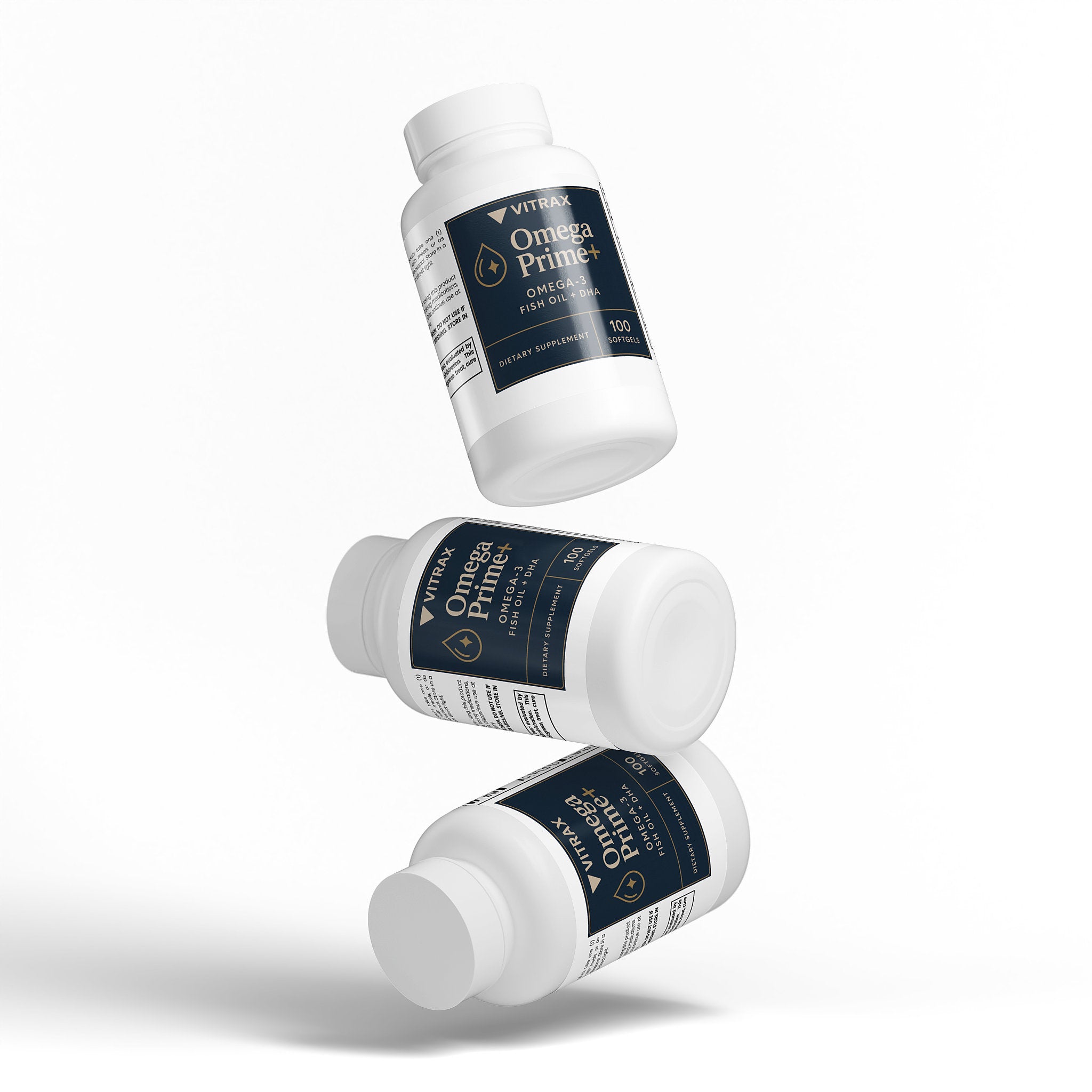 OmegaPrime+™ — Omega‑3 Fish Oil + DHA Formula