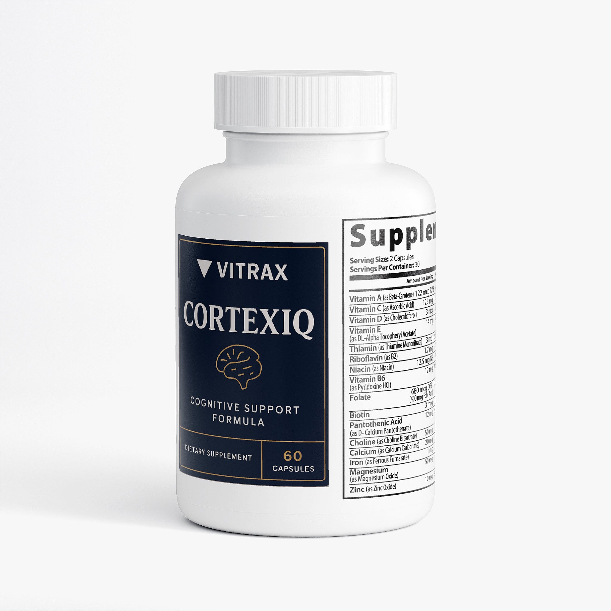 CortexIQ™ — Advanced Daily Nootropic Formula