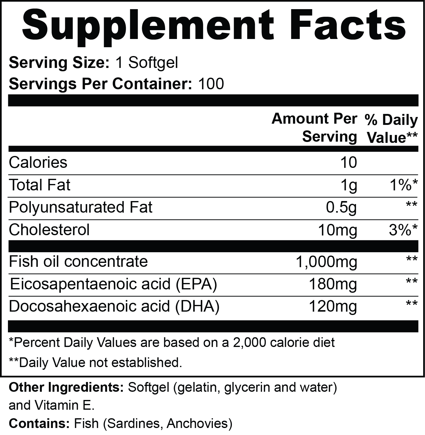 OmegaPrime+™ — Omega‑3 Fish Oil + DHA Formula