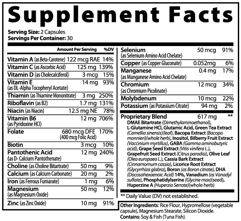 CortexIQ™ — Advanced Daily Nootropic Formula